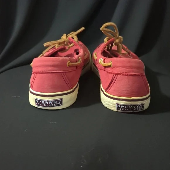 Sperry topsiders, red, size 8. Excellent condition. - Picture 5 of 11